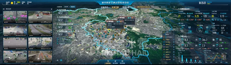 智慧交通数字孪生IOC可视化-5区域交通态势监测.png