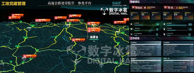 智慧高速数字孪生IOC系统-9党建信息可视化.png
