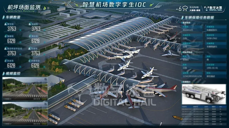 智慧机场数字孪生IOC系统-3 机坪场面监测.png